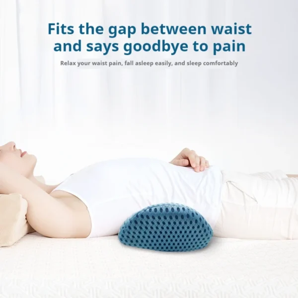 Breathable Memory Cushion Interior Accessories Bed Sleeping Pillow Car Seat Waist Pillow Lumbar Support Pillow Foam Car Cushion - Image 2