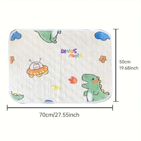 Waterproof Washable Mattress Urine Mat for Baby Toddlers Cute Cartoon Bed Protector Diaper Bedding Urine Pads Cloth Breathable - Image 2