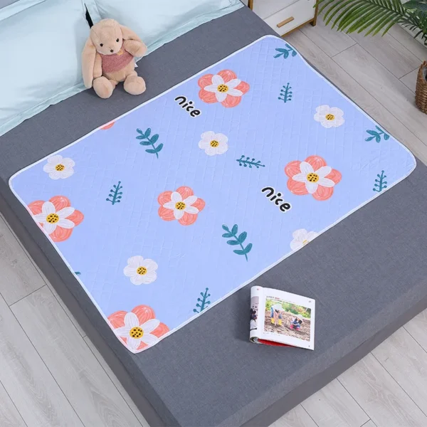 Waterproof Washable Mattress Urine Mat for Baby Toddlers Cute Cartoon Bed Protector Diaper Bedding Urine Pads Cloth Breathable - Image 5