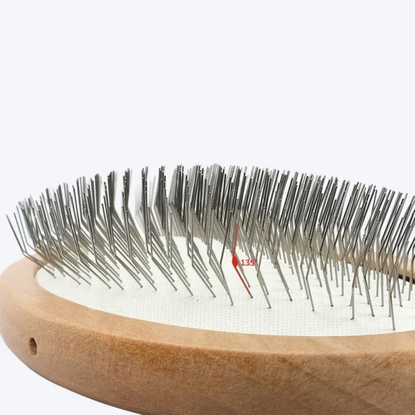 Dog Comb Wooden Handle Dog Brush Pet Grooming Comfortable Handle Combs for Cats Hair Knot Opening Dogs Hair Remover Pet Products - Image 6