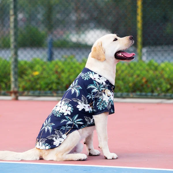 XL-5XL For Medium Large Dog Puppy Hawaii Style Cute Summer T-shirts Comfortable Shirt Pet Clothes Pet Products - Image 5