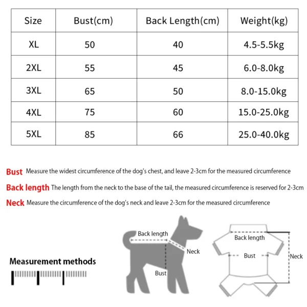 XL-5XL For Medium Large Dog Puppy Hawaii Style Cute Summer T-shirts Comfortable Shirt Pet Clothes Pet Products - Image 6